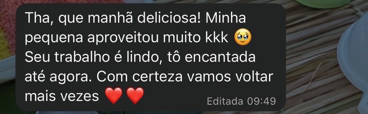Mensagem de feedback 1